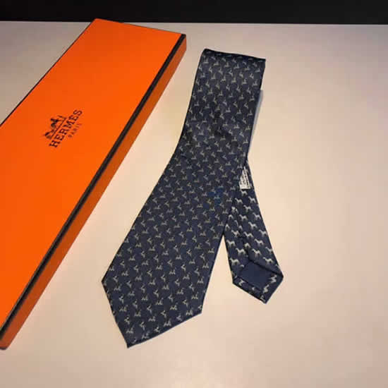 Classic Men Business Luxury Tie Replica Top Quality Hermes Ties 26